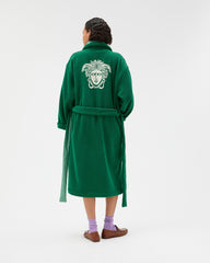 Cotton-terry Jacquard Bathrobe