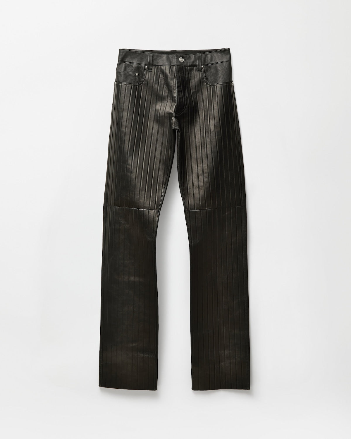 Embossed Leather Trousers