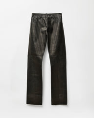Embossed Leather Trousers