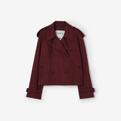 Cropped Wool Mayfair Trench Jacket