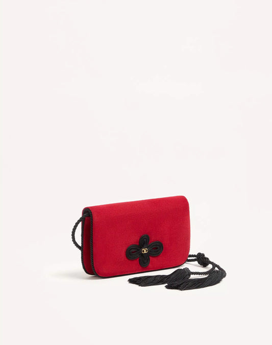 Sans Fin Mini Suede Shoulder Bag