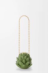 Artichoke Clutch In Nappa Lambskin