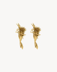 Thistle Knocker Earrings In Metal