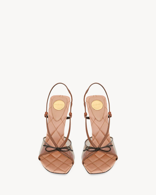 Jean Sandals In Tpu And Satin