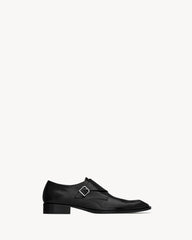 Connor Monk Straps In Glazed Leather