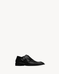 Connor Monk Straps In Glazed Leather
