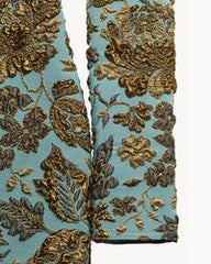 Décolleté Mini Dress In Stretch Brocade