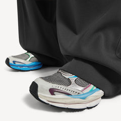 Men's D'orsay Trainers In Grey/blue/yellow