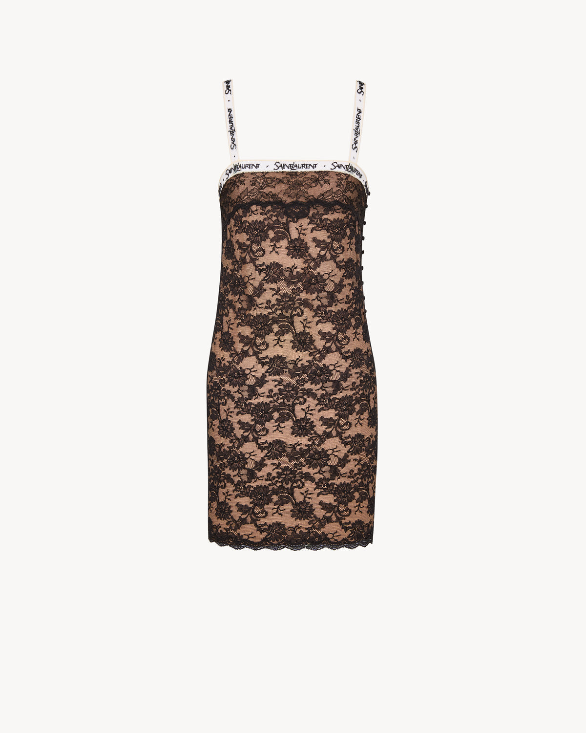 Saint Laurent Lace Slip Dress