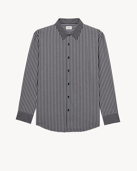 Winchester Shirt In Striped Cotton Poplin