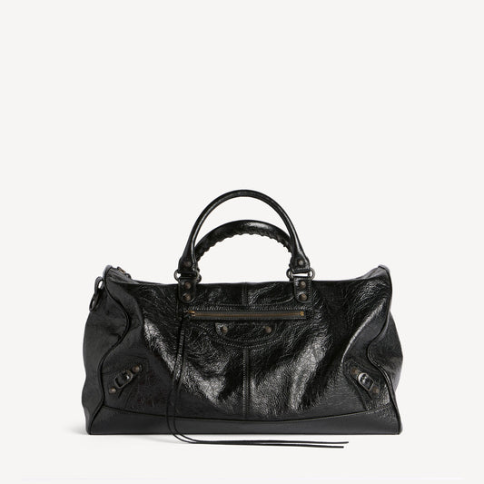 Men's Le City Boston Bag Large In Black