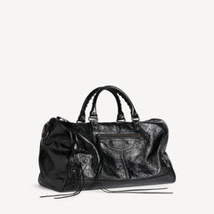 Men's Le City Boston Bag Large In Black