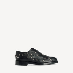 Women's Balenciaga | J.m. Weston Derby Brogue In Black