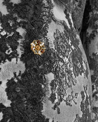 Dress In Silicone-Coated Lace
