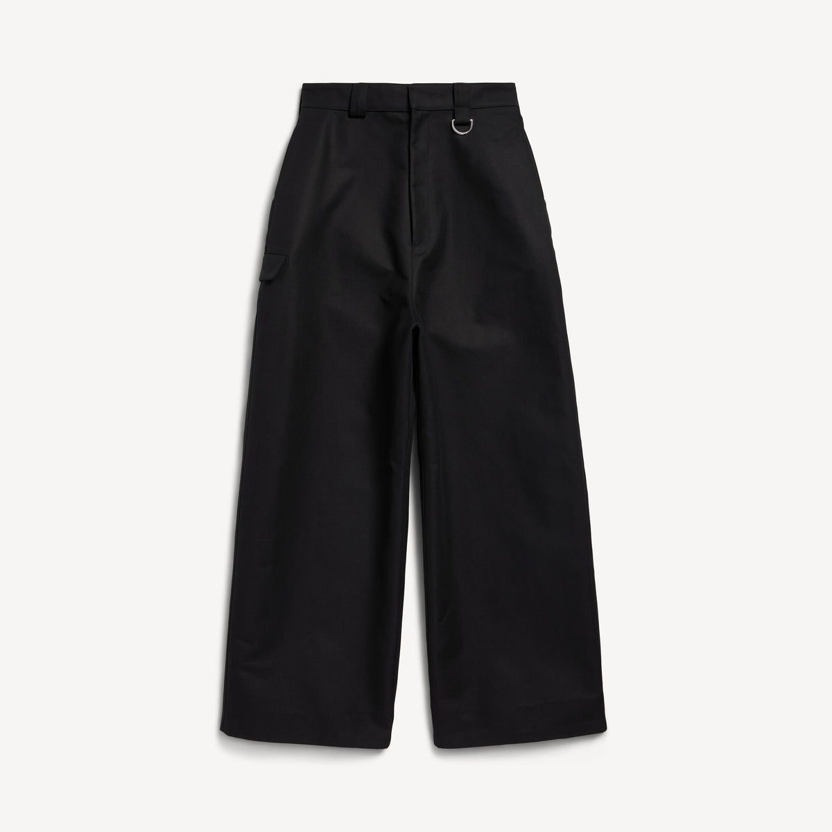 Men's Loose Fit Workwear Trousers in Black