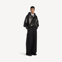 Men's Loose Fit Workwear Trousers in Black