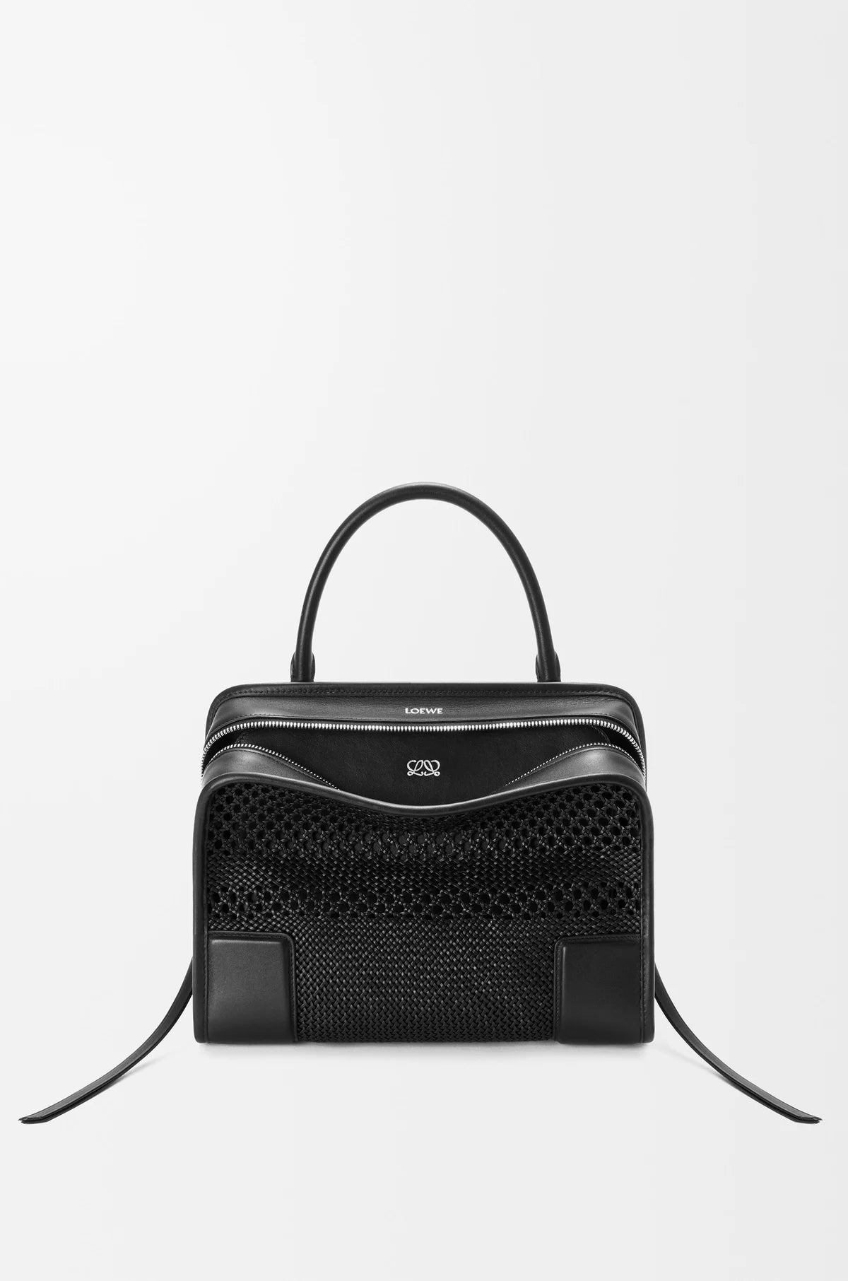 Medium Amazona 180 Bag In Woven Calfskin