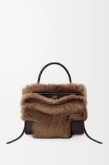 Medium Amazona 180 Bag In Soft Calfskin And Shearling