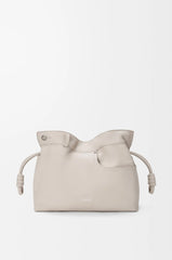 Panta Medium Flamenco Clutch In Shiny Calfskin