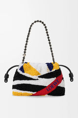 Medium Flamenco Purse In Embroidered Nappa