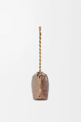 Mini Flamenco Purse In Pearlised Ostrich