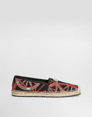 Espadrilles In Carretto-print Canvas