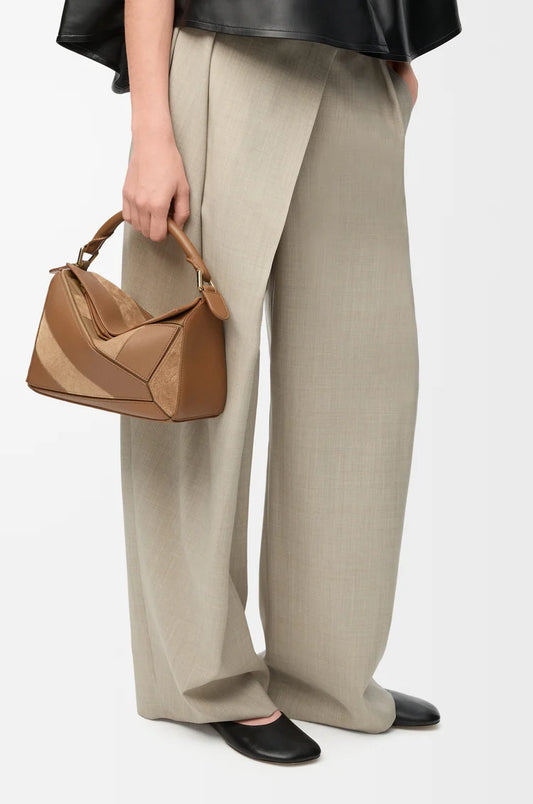 Small Puzzle Bag In Classic Calfskin And Suede