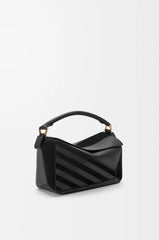 Small Puzzle Bag In Classic Calfskin And Suede