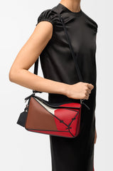 Small Lion Intarsio Puzzle Bag In Classic Calfskin
