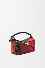 Small Lion Intarsio Puzzle Bag In Classic Calfskin