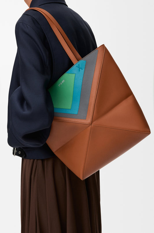 Medium Puzzle Fold Tote In Nappa Calfskin