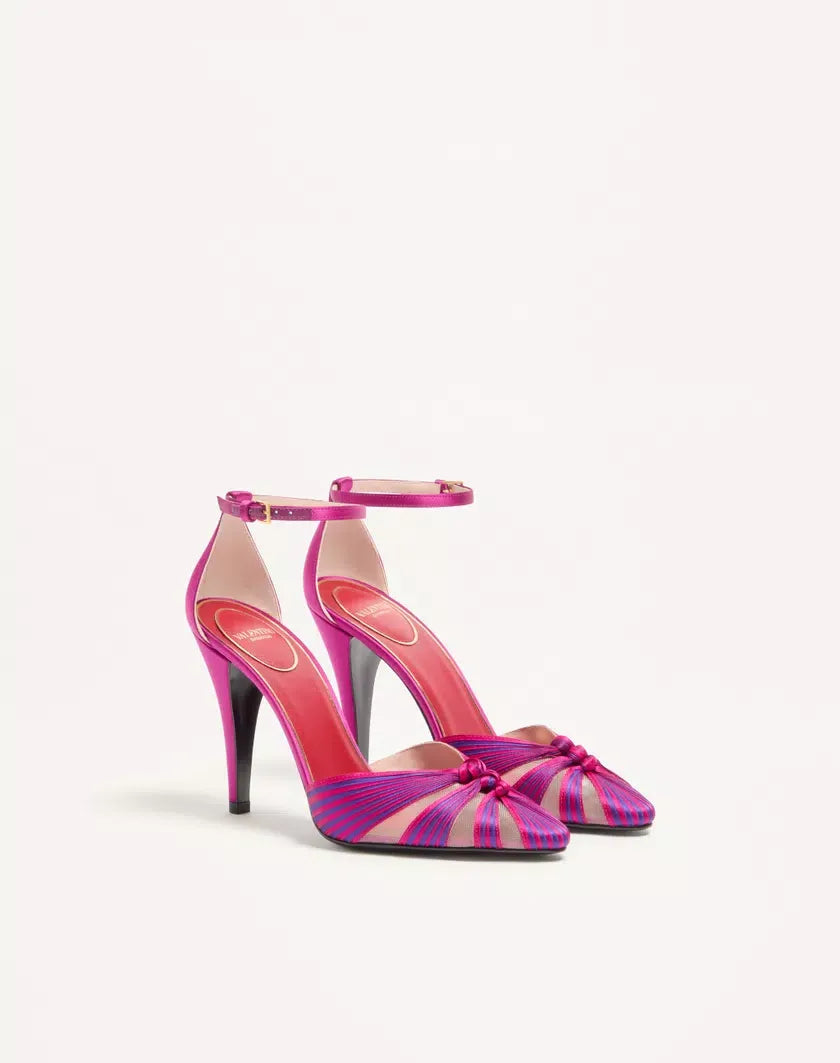 Annine Pump in Satin 100mm