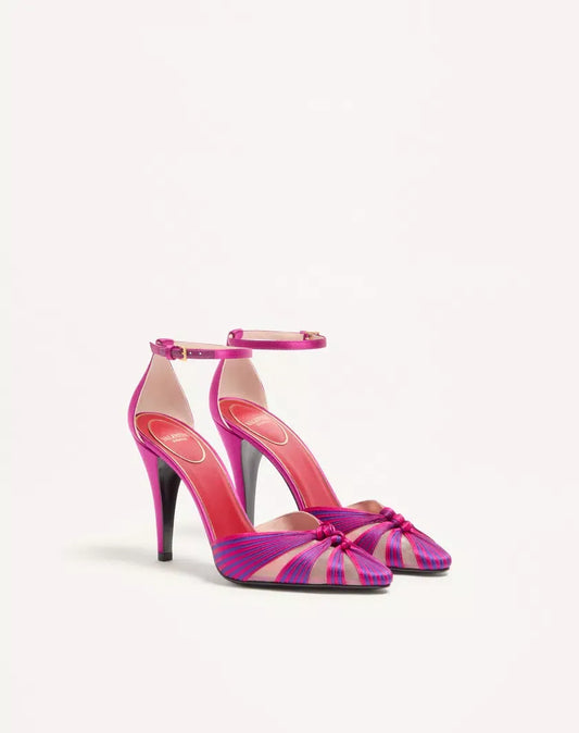 Annine Pump in Satin 100mm