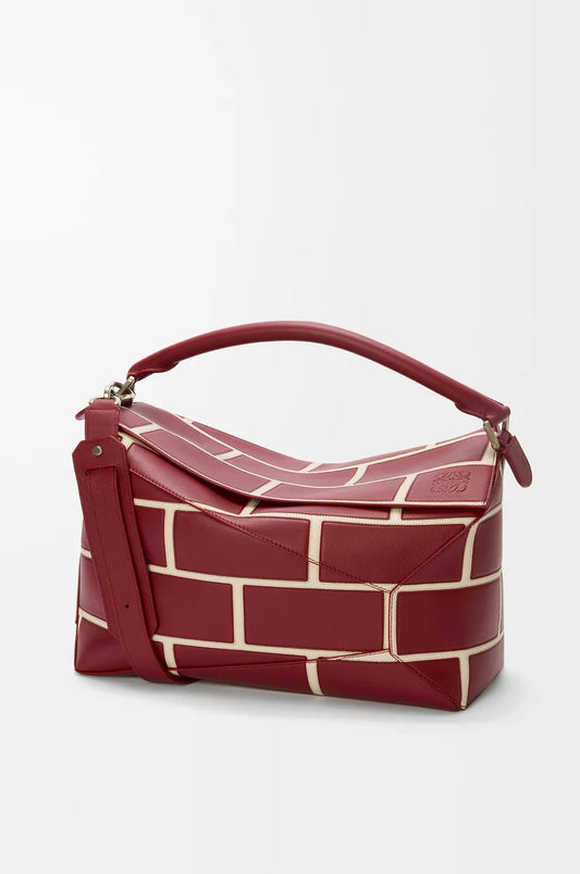 Large Puzzle Edge Bag In Classic Calfskin