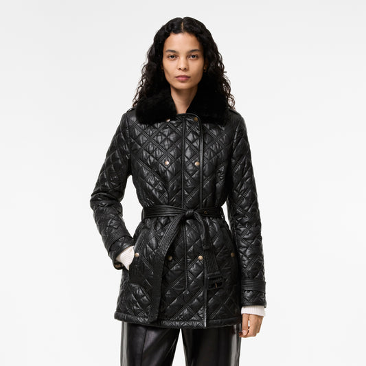 Quilted Nylon Rosedale Coat