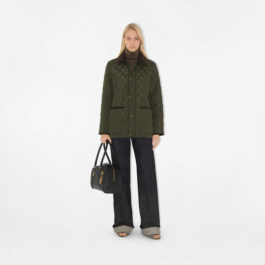 Quilted Nylon Barn Jacket