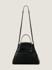 Small Voyou Bucket Bag In Shiny Leather