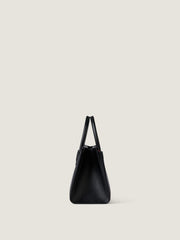 Small Antigona Catchall Bag In Shiny Grained Leather