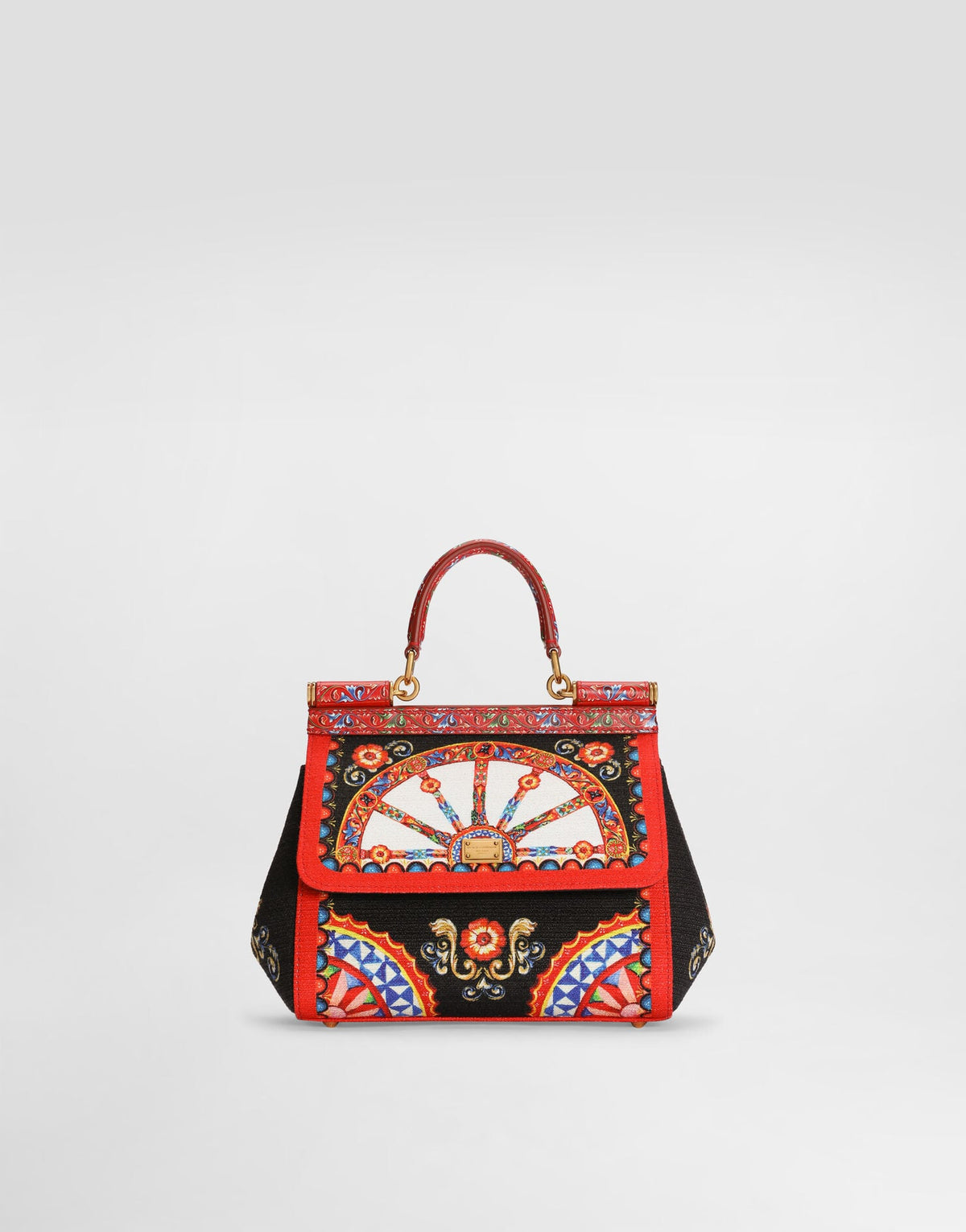 Small Carretto-print Sicily Handbag