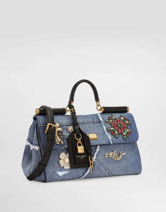 My Sicily Denim Handbag