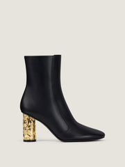 Tape Ankle Boots In Leather