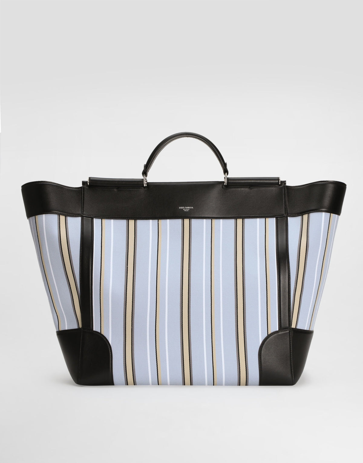 Sicily Striped Jacquard Handbag
