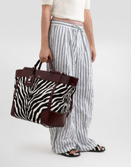 Sicily Pony And Polished Alligator Handbag