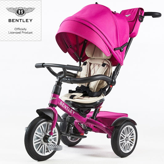 Bentley 6 in 1 Stroller Trike- Fuchsia Pink
