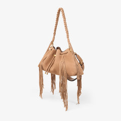 Cinch M Shoulder Bag With Fringes