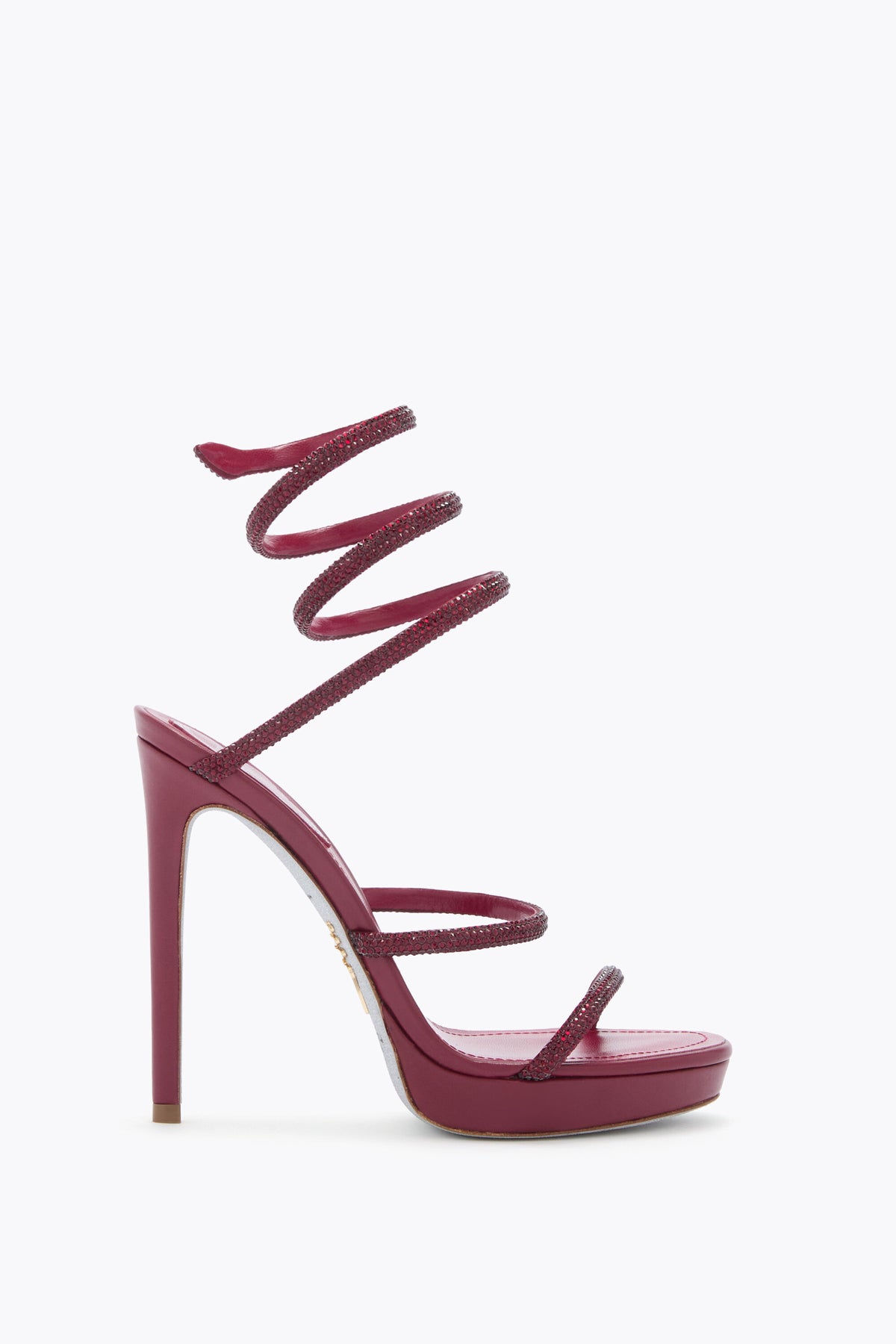 Cleo Wine Platform Sandal 120