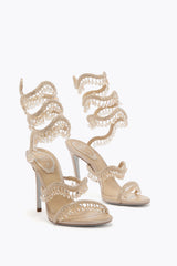 Onda Chandelier Gold Sandal 105