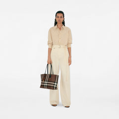Medium Check Tote