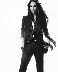 Long Sleeve V-neck Lavalliere Blouse