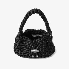 Cinch S Woven Satin Shoulder Bag